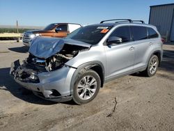 Toyota Highlander salvage cars for sale: 2014 Toyota Highlander XLE