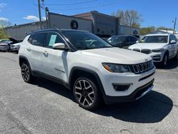 Salvage cars for sale at North Billerica, MA auction: 2018 Jeep Compass Limited