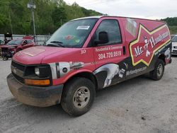 Salvage trucks for sale at Hurricane, WV auction: 2008 Chevrolet Express G2500