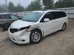 Salvage cars for sale from Copart Midway, FL: 2015 Toyota Sienna XLE