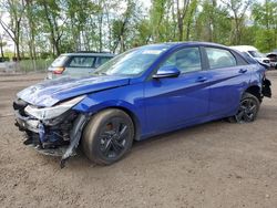 Salvage cars for sale from Copart New Britain, CT: 2023 Hyundai Elantra Blue
