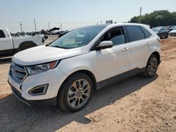 Salvage cars for sale from Copart Oklahoma City, OK: 2018 Ford Edge Titanium