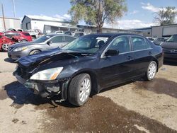 Salvage cars for sale at Albuquerque, NM auction: 2007 Honda Accord EX