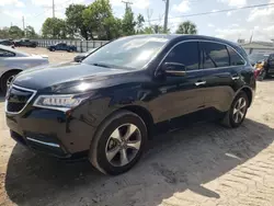 Salvage cars for sale from Copart Riverview, FL: 2016 Acura MDX
