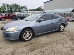 Salvage cars for sale from Copart Spartanburg, SC: 2006 Honda Accord EX