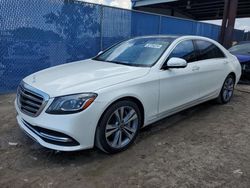 Salvage cars for sale at auction: 2018 Mercedes-Benz S 450 4matic