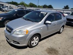 Salvage cars for sale from Copart Sacramento, CA: 2007 Chevrolet Aveo Base