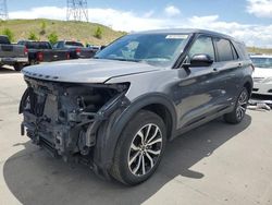 Salvage cars for sale at Littleton, CO auction: 2022 Ford Explorer ST-Line