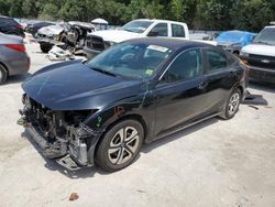 Salvage cars for sale from Copart Ocala, FL: 2017 Honda Civic LX