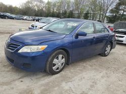 Salvage cars for sale at North Billerica, MA auction: 2010 Toyota Camry Base