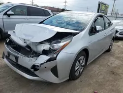 Salvage cars for sale at Chicago Heights, IL auction: 2018 Toyota Prius
