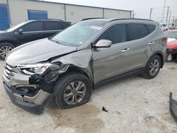 Salvage cars for sale at Haslet, TX auction: 2015 Hyundai Santa FE Sport