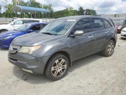 Salvage cars for sale at Spartanburg, SC auction: 2007 Acura MDX
