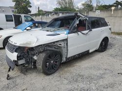 Salvage cars for sale from Copart Opa Locka, FL: 2014 Land Rover Range Rover Sport Autobiography