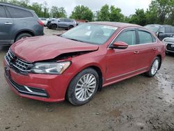 Salvage cars for sale from Copart Baltimore, MD: 2017 Volkswagen Passat SE