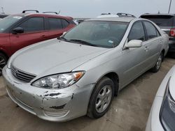 Salvage cars for sale at Wilmer, TX auction: 2005 Toyota Camry LE