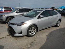 Toyota Corolla l salvage cars for sale: 2018 Toyota Corolla L