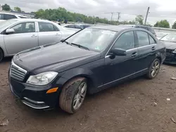 Salvage cars for sale from Copart Hillsborough, NJ: 2013 Mercedes-Benz C 300 4matic