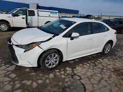 Salvage cars for sale at Woodhaven, MI auction: 2021 Toyota Corolla LE