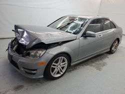 Salvage cars for sale at Houston, TX auction: 2012 Mercedes-Benz C 300 4matic