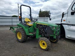 Salvage cars for sale from Copart Eugene, OR: 2020 John Deere 2038R