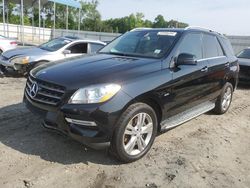 Salvage cars for sale from Copart Spartanburg, SC: 2012 Mercedes-Benz ML 350 4matic