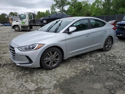 Hyundai salvage cars for sale: 2018 Hyundai Elantra SEL