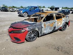 Salvage cars for sale at Kansas City, KS auction: 2022 Honda Civic Touring