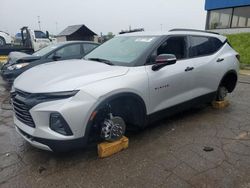 Salvage cars for sale at Woodhaven, MI auction: 2021 Chevrolet Blazer 2LT