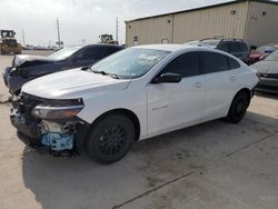 Salvage cars for sale from Copart Haslet, TX: 2018 Chevrolet Malibu LS
