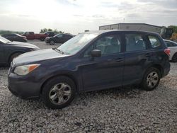 Salvage cars for sale at Wayland, MI auction: 2014 Subaru Forester 2.5I