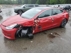 Tesla Vehiculos salvage en venta: 2020 Tesla Model 3