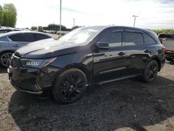 Salvage cars for sale at East Granby, CT auction: 2019 Acura MDX A-Spec