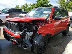 Salvage SUVs for sale at auction: 2018 Jeep Renegade Trailhawk
