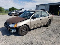 Salvage cars for sale from Copart Chambersburg, PA: 2001 Honda Civic LX