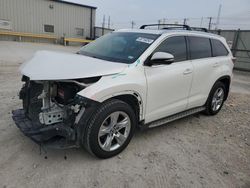 Toyota Highlander Limited salvage cars for sale: 2016 Toyota Highlander Limited