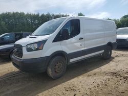 Salvage cars for sale at North Billerica, MA auction: 2017 Ford Transit T-350