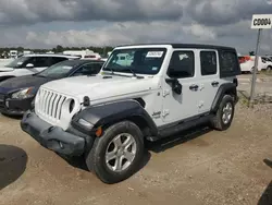 Salvage cars for sale from Copart Houston, TX: 2019 Jeep Wrangler Unlimited Sport
