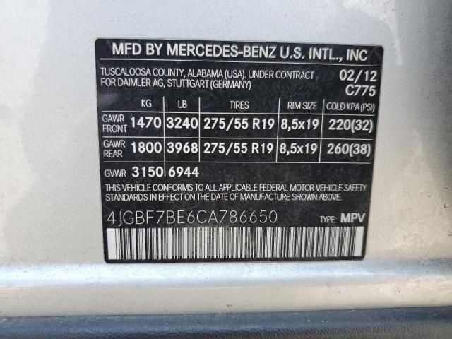 2012 Mercedes-Benz GL 450 4matic