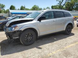 Salvage cars for sale from Copart Wichita, KS: 2019 Dodge Journey SE
