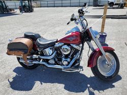 Salvage motorcycles for sale at Las Vegas, NV auction: 2004 Harley-Davidson Flstfi