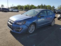 Salvage cars for sale at Denver, CO auction: 2015 Subaru Impreza Limited