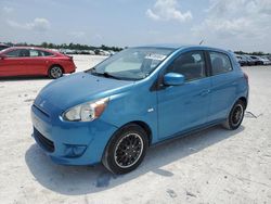 Salvage cars for sale at Arcadia, FL auction: 2015 Mitsubishi Mirage DE