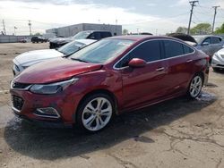 Salvage cars for sale at Chicago Heights, IL auction: 2016 Chevrolet Cruze Premier