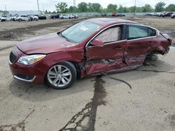 Salvage cars for sale from Copart Woodhaven, MI: 2016 Buick Regal Premium