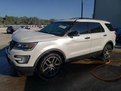 Salvage cars for sale at Apopka, FL auction: 2017 Ford Explorer Sport