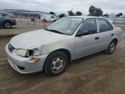 Salvage cars for sale from Copart San Diego, CA: 2002 Toyota Corolla CE