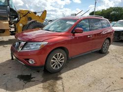 Salvage cars for sale at Oklahoma City, OK auction: 2015 Nissan Pathfinder S