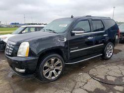 Salvage cars for sale at Woodhaven, MI auction: 2007 Cadillac Escalade Luxury