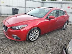 Salvage cars for sale from Copart Walton, KY: 2016 Mazda 3 Grand Touring